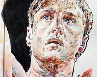 Larry Bird Boston Celtics Limited Edition Print By Michael Mellett