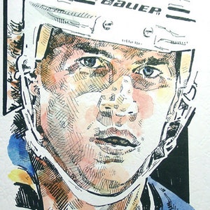 Chris Pronger St. Louis Blues Limited Edition Print By Michael Mellett