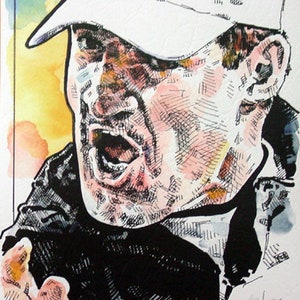 Bill Cowher Pittsburgh Steelers Limited Edition Print By Michael Mellett
