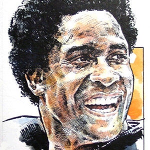 Lynn Swann Pittsburgh Steelers Limited Edition Print By Michael Mellett