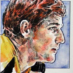 Bobby Orr Boston Bruins Limited Edition Print By Michael Mellett