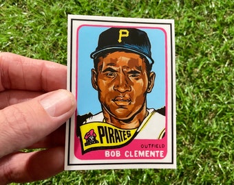 Roberto Clemente Sticker Card (2.5 x 3.5 inch)