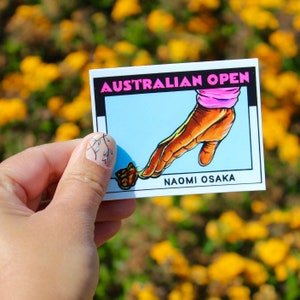 Naomi Osaka Sticker Card
