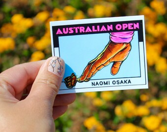 Naomi Osaka Sticker Card