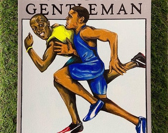 The Island Gentleman - Usain Bolt (8 x 10 inch)