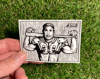 Bo Jackson Sticker Card