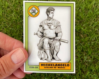 Michelangelo Sticker Card