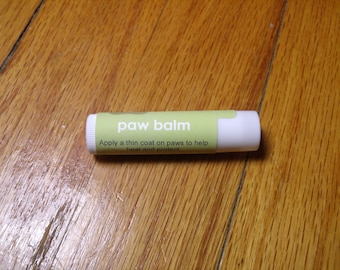 All Natural Dog Paw Balm Lip Balm Size