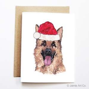 Christmas Card - German Shepherd, Dog Christmas Card, Cute Christmas Card, Holiday Card, Xmas Card, Seasonal Card, Christmas Card Set