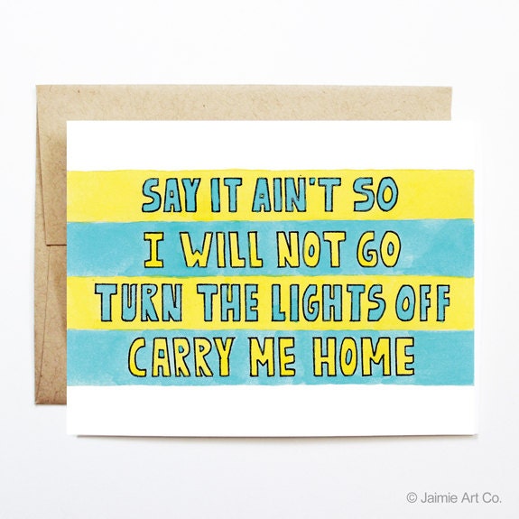 Thinking Of You Card Say It Aint So Cute Greeting Card Etsy