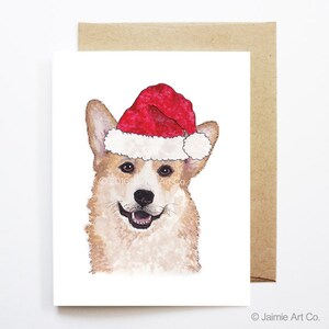 Christmas Card - Corgi, Dog Christmas Card, Cute Christmas Card, Holiday Card, Xmas Card, Seasonal Card, Christmas Card Set