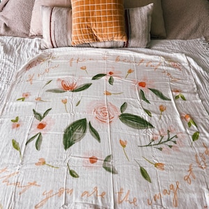 Beautiful Soul 2 Layer Muslin SWADDLE Bamboo Cotton