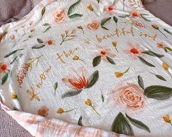 Adult Image of God Bamboo/Cotton Muslin 6-Layer Queen Throw