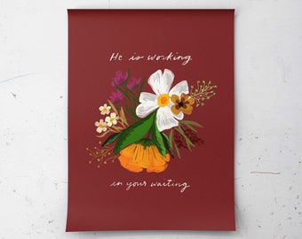 He Is Working Fine Art Print 8x10