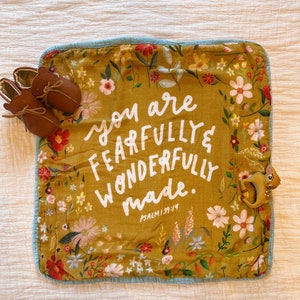 MINI* Mini coperta in bambù/cotone realizzata con un motivo meraviglioso e spaventoso