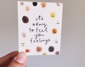 Feelings Vinyl Sticker