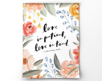 Love Is Patient 8x10 fine art print *NO FRAME INCLUDED*