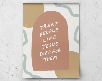 Treat People Fine Art Print 8x10