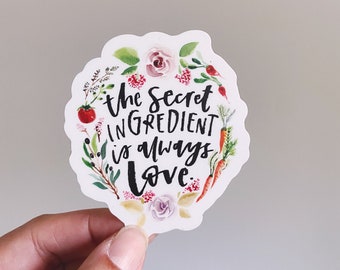 Secret Ingredient Vinyl Sticker