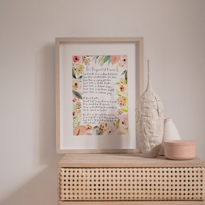 Prayer of St. Francis Fine Art Print 8x10 *FRAME NOT INCLUDED*