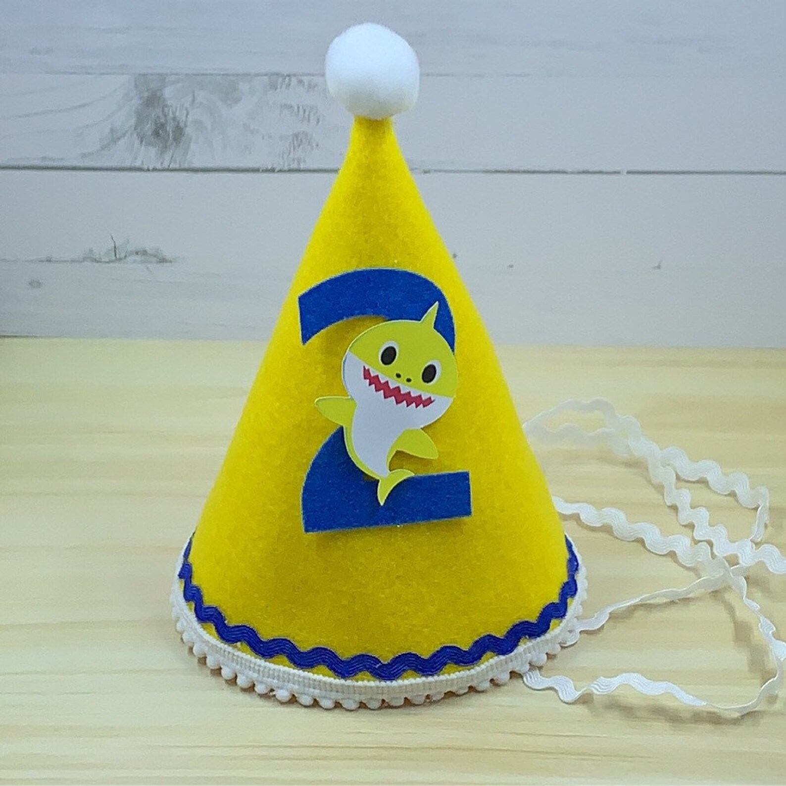 Baby Shark First Birthday Hatfirst Birthday Party Hatkids Birthday Hat