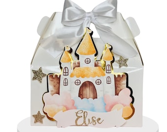 Princess Castle Favor Box: Handmade Party Gable Box