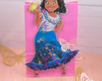 Encanto favor bags• Encanto party bags • encanto paper bags • Maribel paper bags • kids custom party bags • Miracle birthday party bag