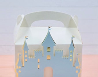 Prince Gable box• Prince favor box •  King favor boxes • castle prince favor box • castle party box • 3D favor boxes