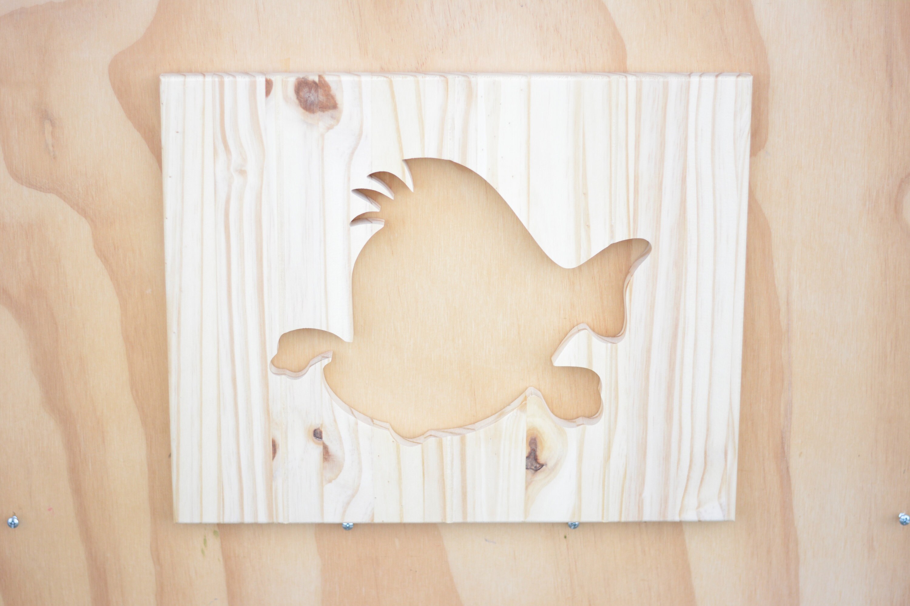 Flounder Wood Silhouette Disney Little Mermaid Cutout Etsy