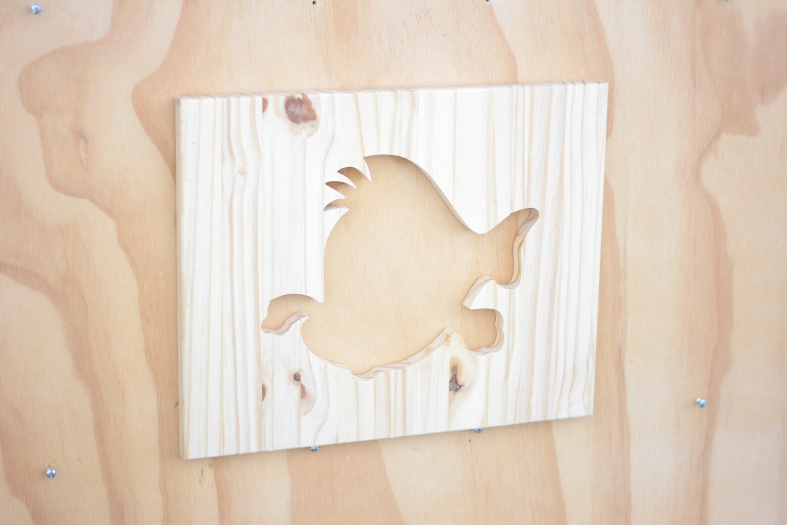 Flounder Wood Silhouette Disney Little Mermaid Cutout Etsy
