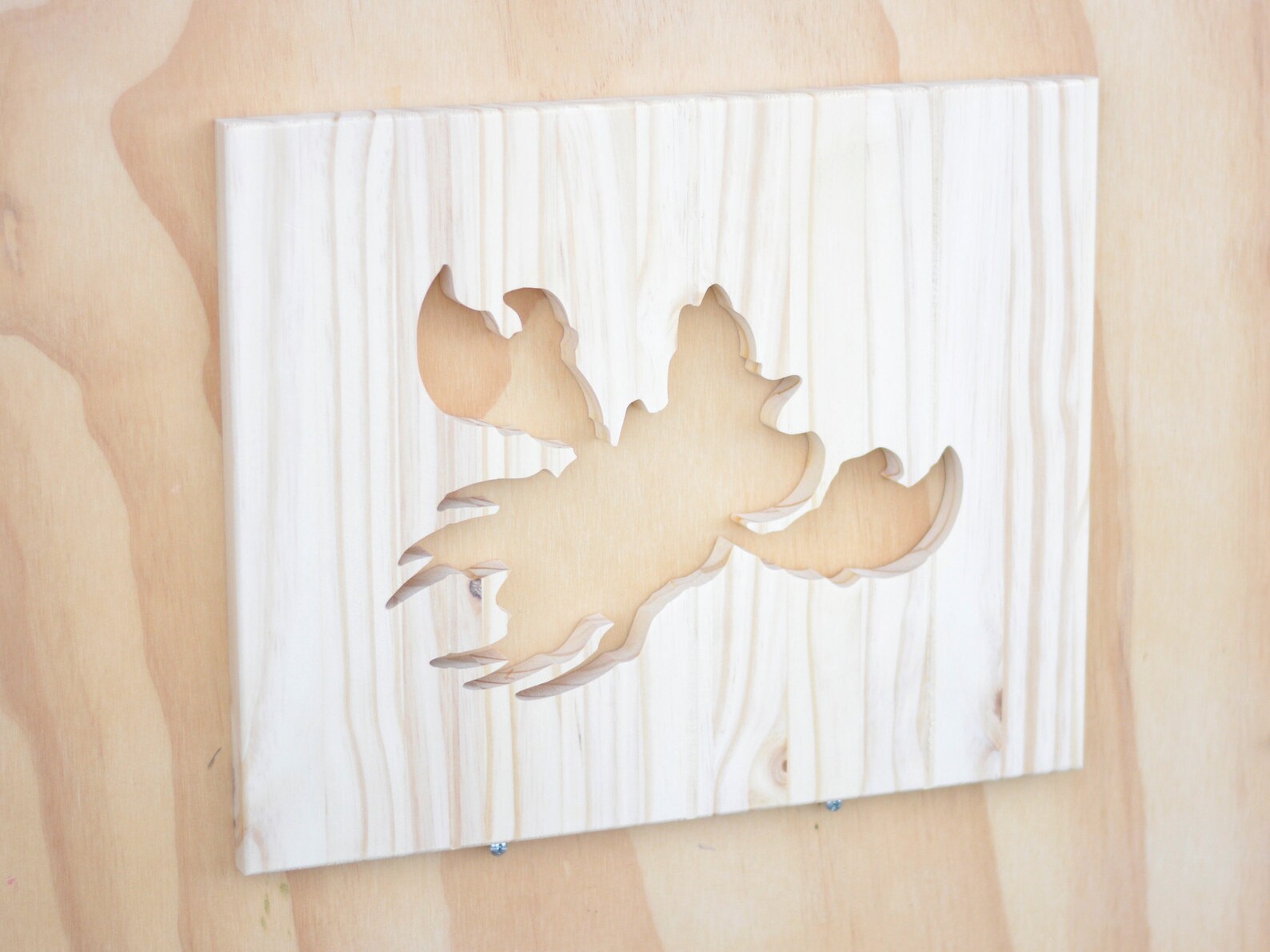 Flounder Wood Silhouette Disney Little Mermaid Cutout Etsy