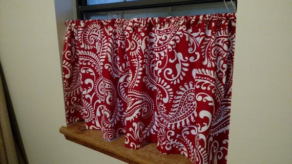 Paisley Premiere Prints Walker Red Kitchen Bathroom Or Etsy