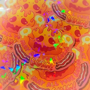 Calcifer Holo Vinyl Sticker