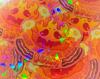 Naklejka winylowa Calcifer Holo