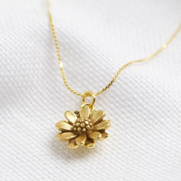 Stainless Steel Pendant Daisy