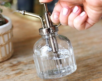 Sass & Belle Botanical Plant Mister • Succulent Care • Watering Can • Vintage Inspired • Antiqued Effect