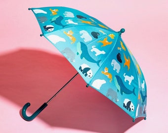 Sass & Belle Kids' Endangered Animals Umbrella