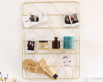 Gold Wall Shelf - Etsy