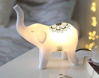 elephant night light with music