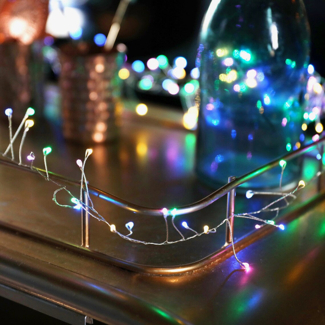 Plug In Colour Changing LED String Lights Etsy