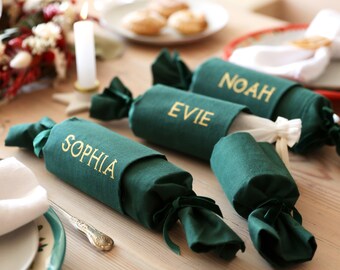 Set of Personalised Fill Your Own Fabric Crackers