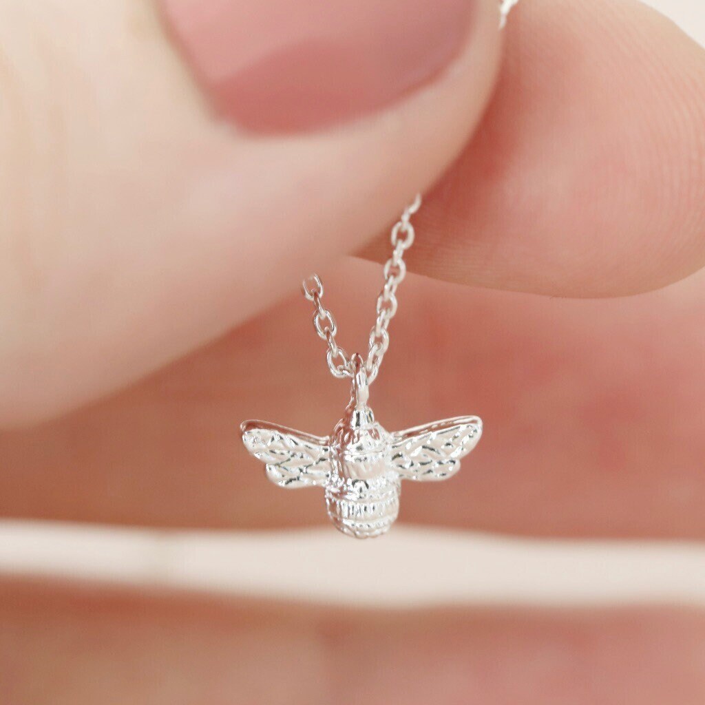 Estella Bartlett Bee Necklace Silver 