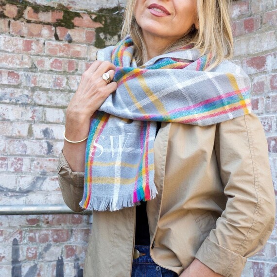 Rainbow blanket scarf Clearance