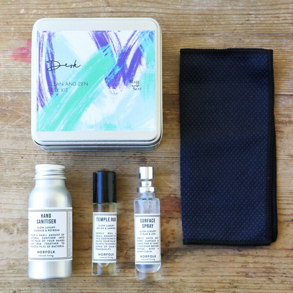 Clean & Zen Desk Cleaning Kit Etsy