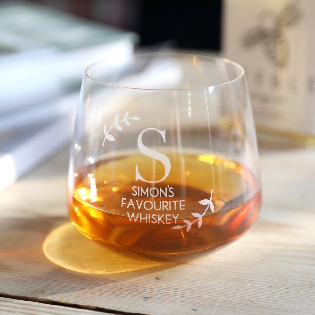 Personalised 'Favourite Whiskey' Glass Etsy