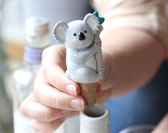 Koala Bottle Stopper
