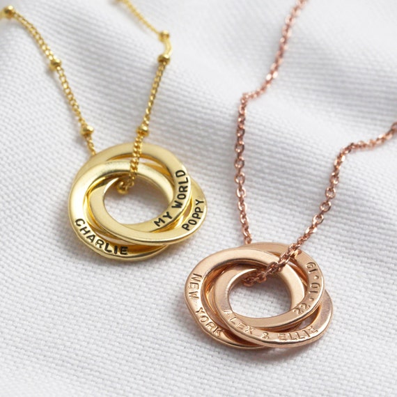 Personalised Gold Sterling Silver 