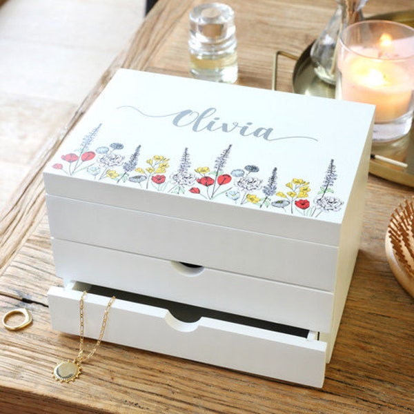 Personalised Jewellery Box Etsy UK