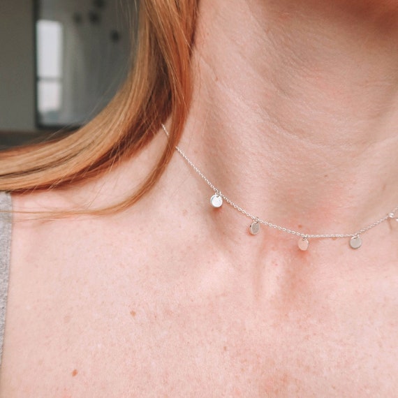 Carly Rowena Sterling Silver Multi Disc 