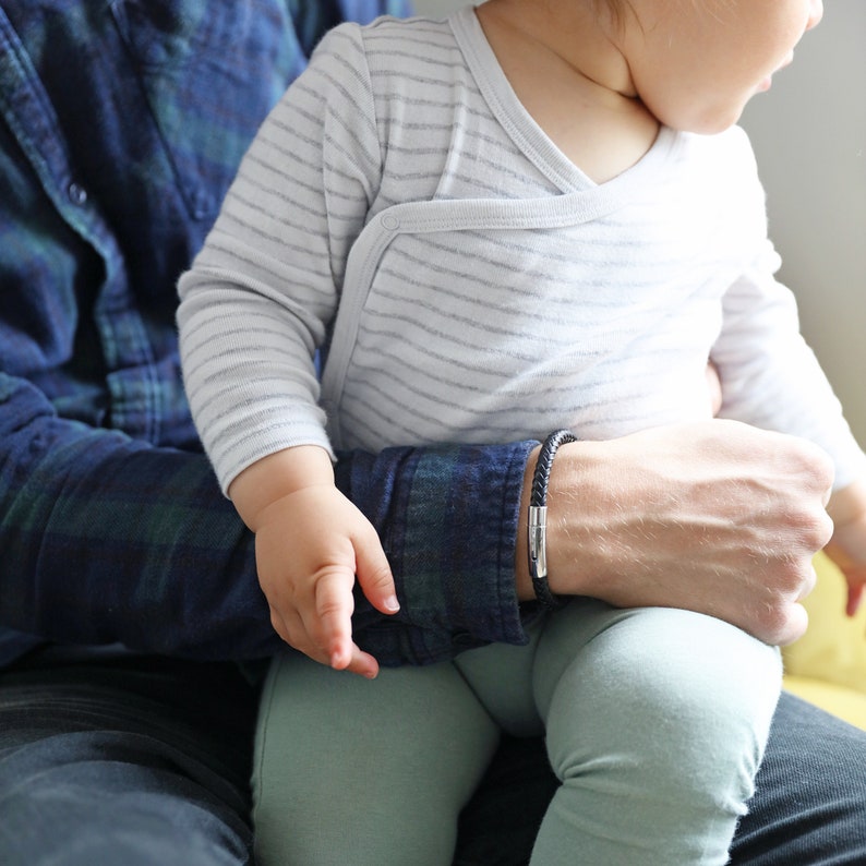Men's 'Trigger Happy' Vegan Leather Bracelet  image 2